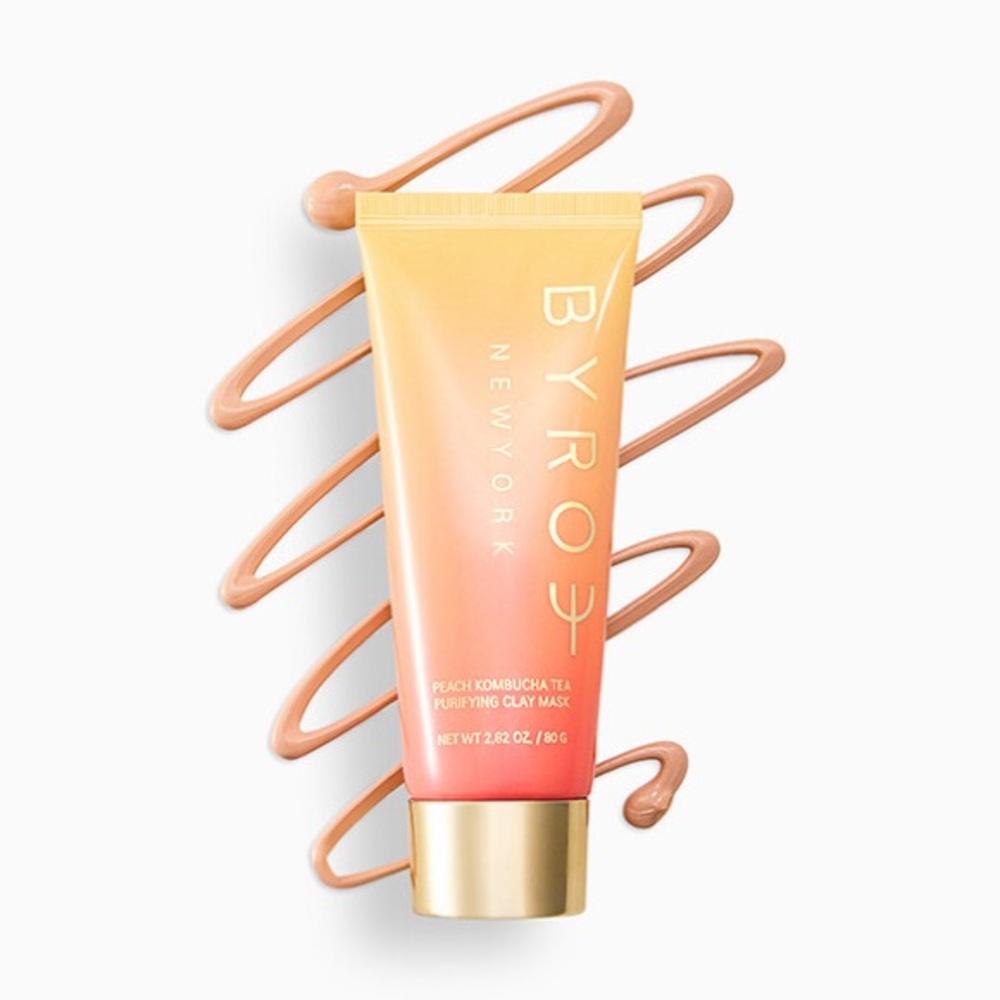 BYROE Peach Kombucha Tea Purifying Clay Mask